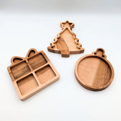 Mini Christmas Tree Sensory Play Tray