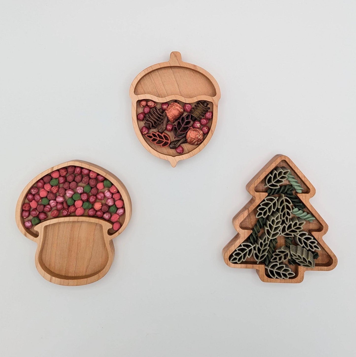 Mini Mushroom Sensory Play Tray