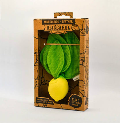 Lemon Mini Doudou-Teether