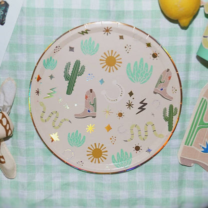Western Paper Plates(x12) - Snake catcher collection