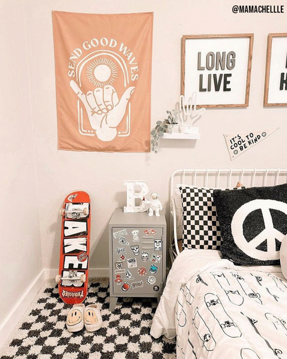 It's Cool To Be Kind Canvas Pennant Flag - Kids Decor