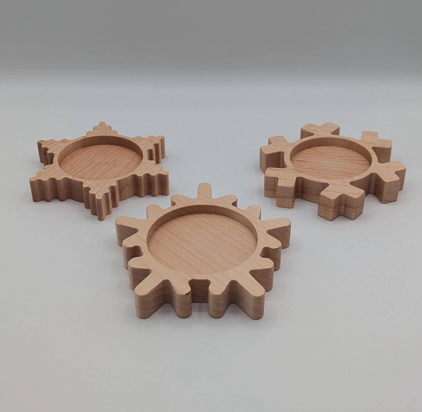 Mini Snowflake 1 Sensory Play Tray