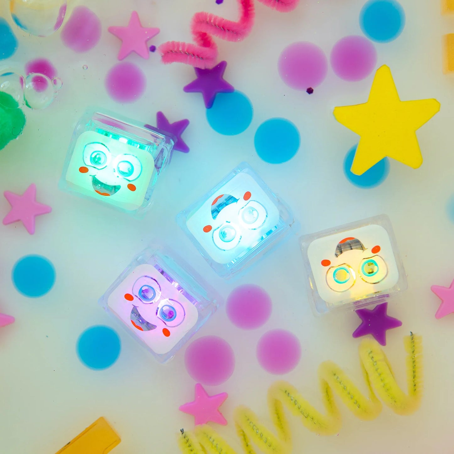Glo Pals Light-Up Cubes - Party Pal Multi