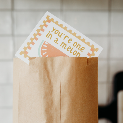 Punny Notes Cards, a Set of 20 Lunchbox or Just Because Note