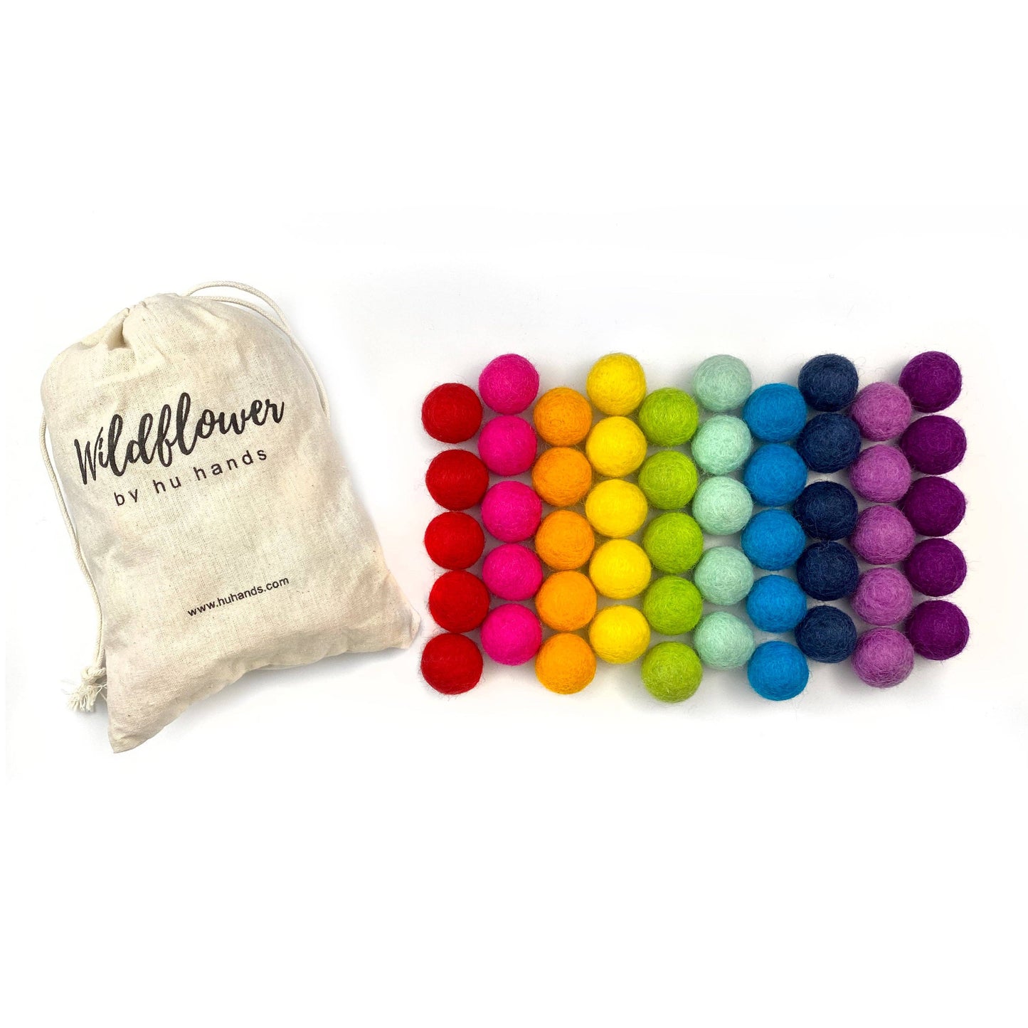 Felt Balls - REG Rainbow Party