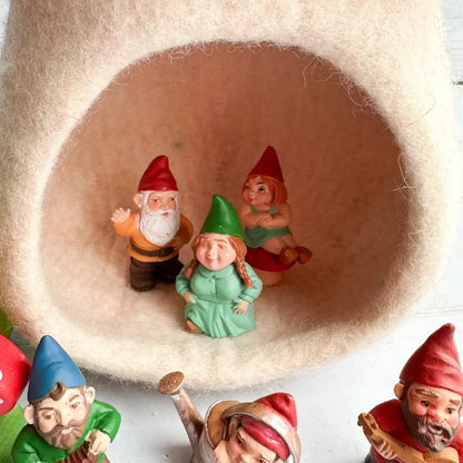 Felt Toadstool Mushroom Cottage