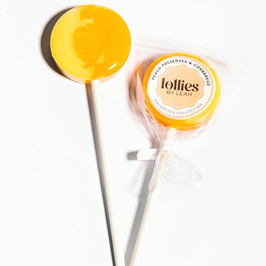 Peach Preserves & Cornbread Lollipop