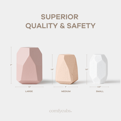 Stacking Blocks for Toddlers by Comfy Cubs