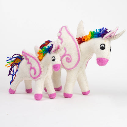 Felt Unicorn Rainbow - Large