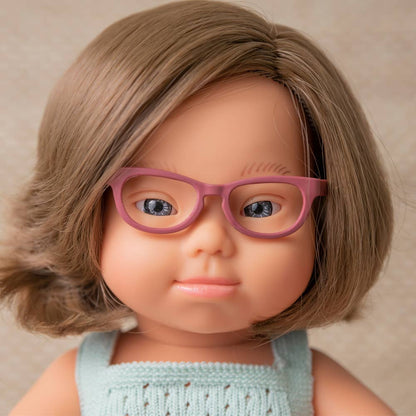 Caucasian Girl with DS 15” Doll