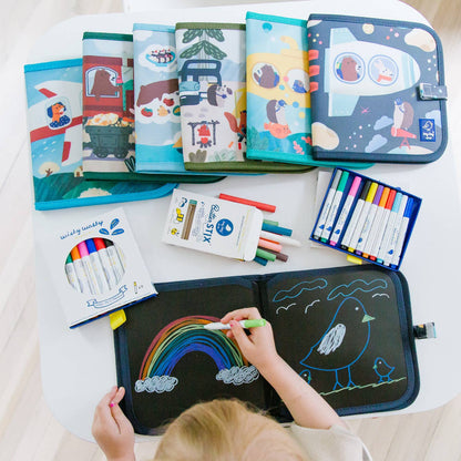 JJF Airplanes Activity Wipe Dry Book