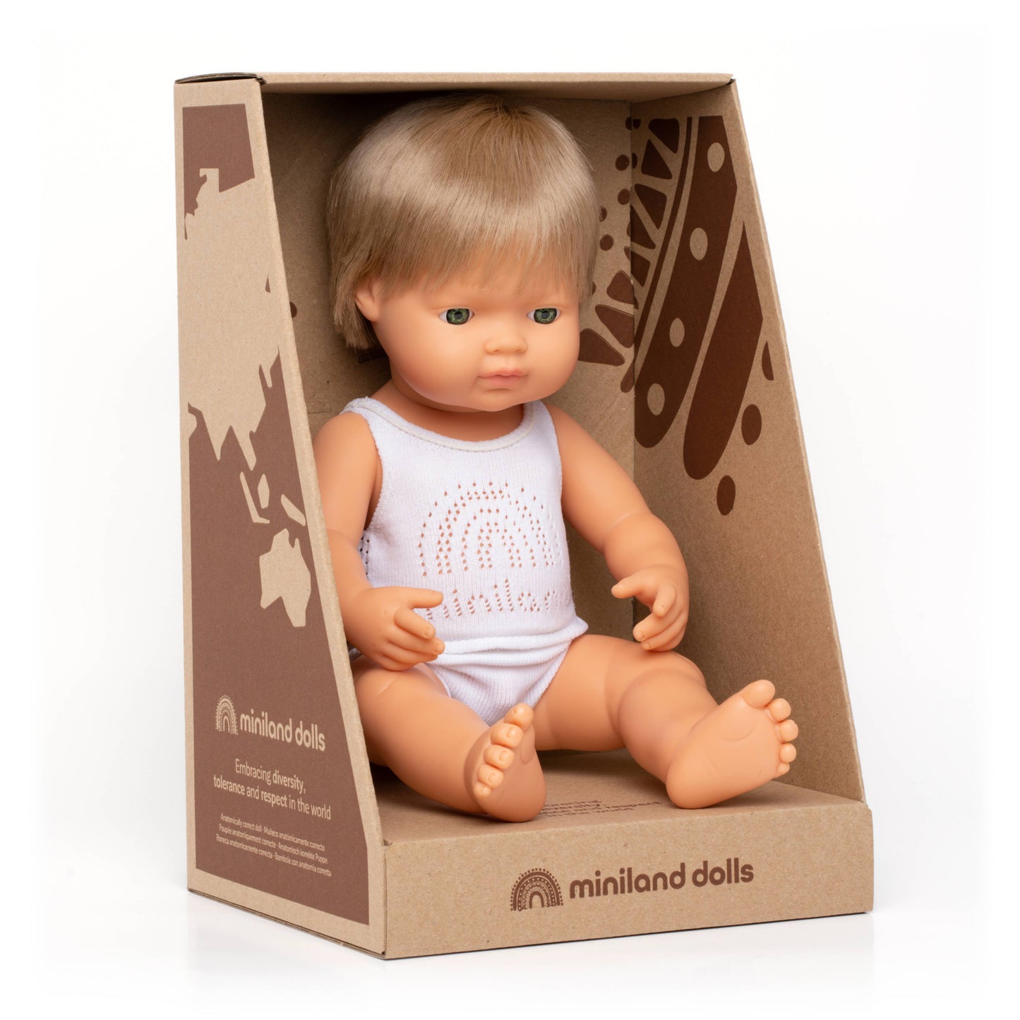 Caucasian Boy Blonde 15" Doll