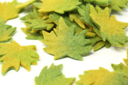 Fall Felt Leaves