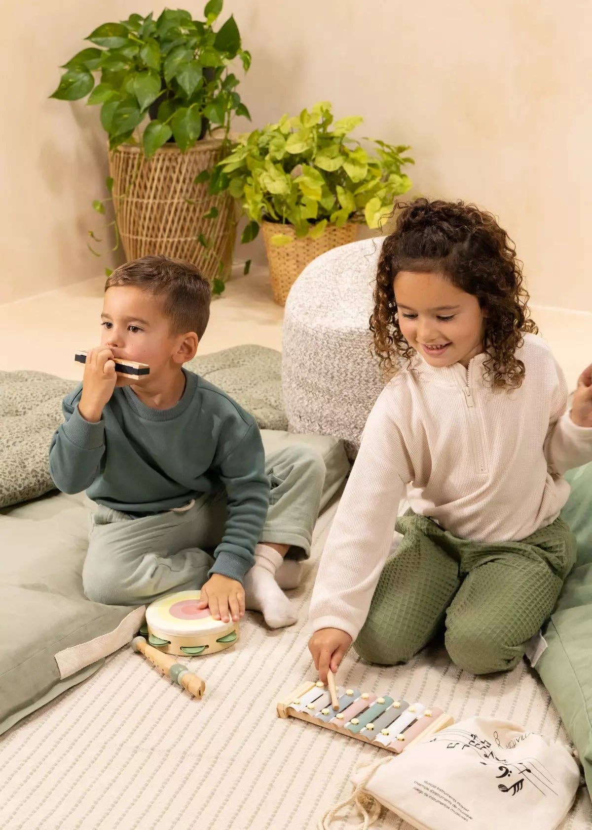 Wooden Musical Instruments Playset