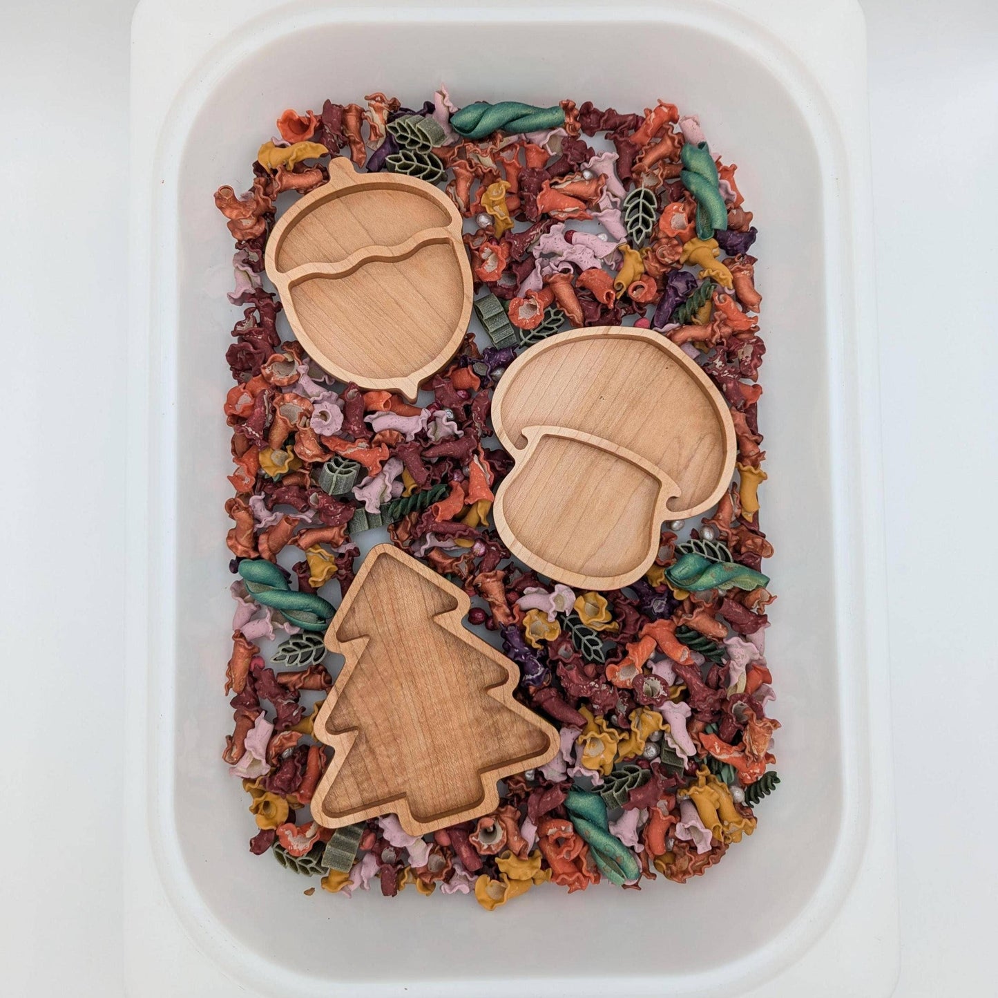 Mini Mushroom Sensory Play Tray