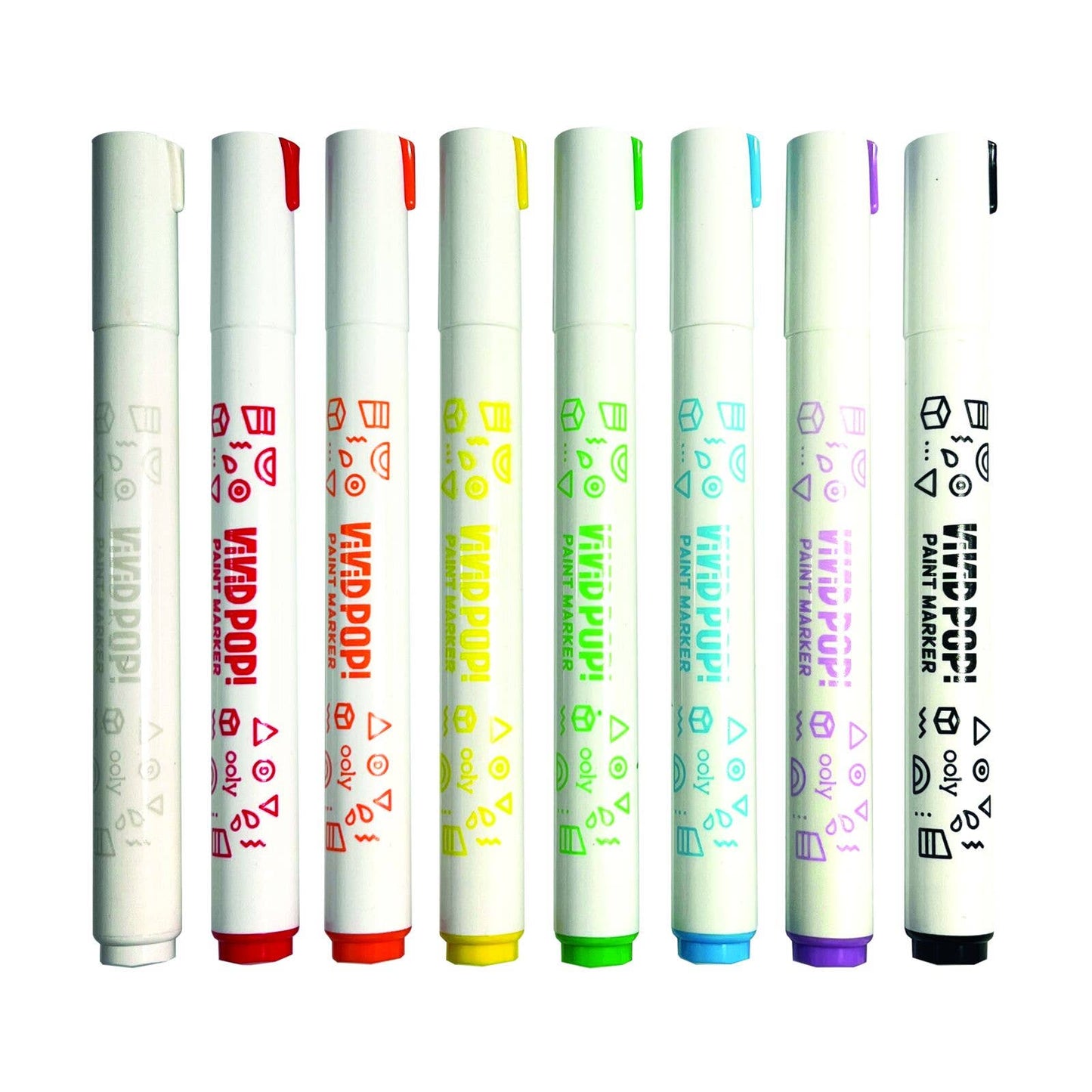 Vivid Pop!: Opaque Water-Based Paint Markers - Classic (Set