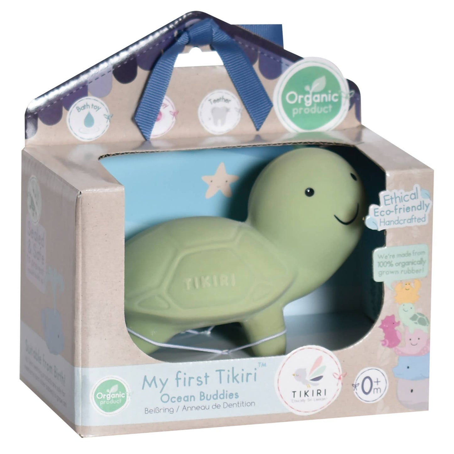 Turtle Natural Organic Rubber Teether