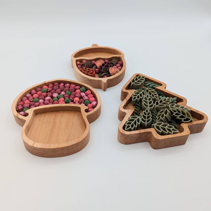 Mini Acorn Sensory Play Tray