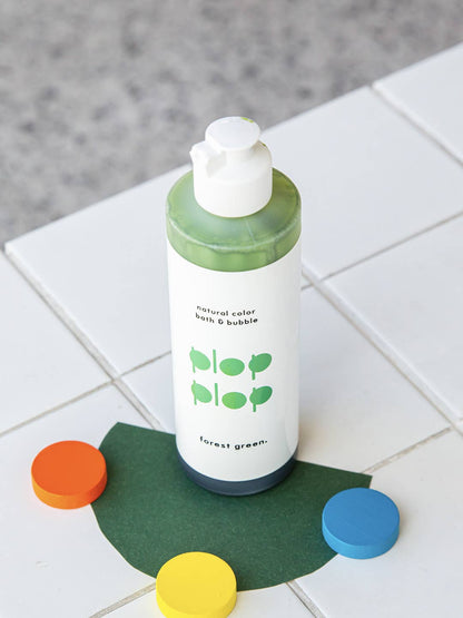 Plop Plop Natural Color Bubble Bath - Forest Green (230g)