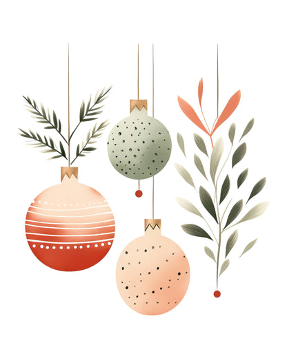 Holiday Watercolor Kit- Holiday Ornaments