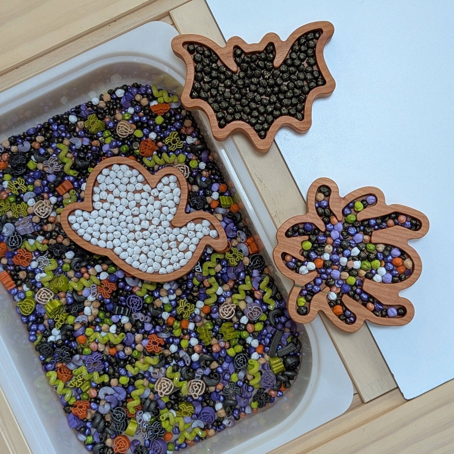 Mini Ghost Sensory Play Tray