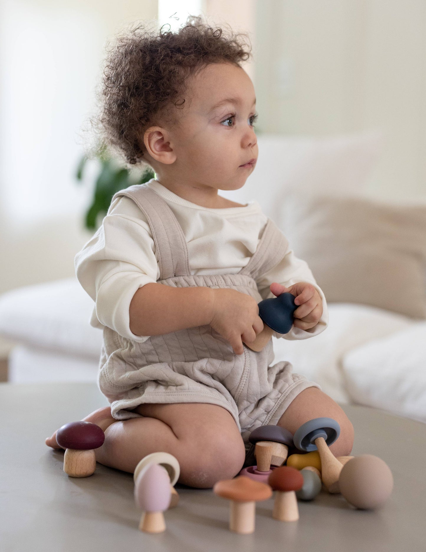 Mushroom Toy | Wood & Silicone + Imaginative + Montessori