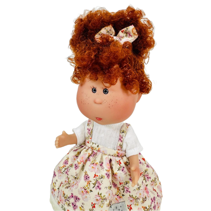 Little Mia Doll - Curly Redhead Floral