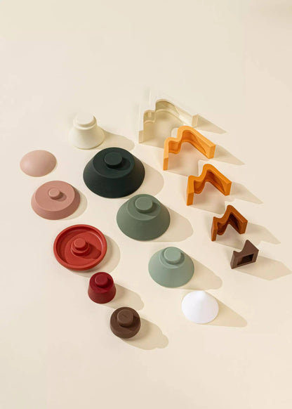 Silicone Stackable Forest Set (16 pcs)
