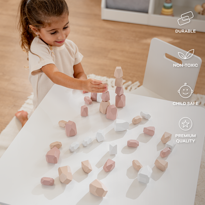 Stacking Blocks for Toddlers by Comfy Cubs