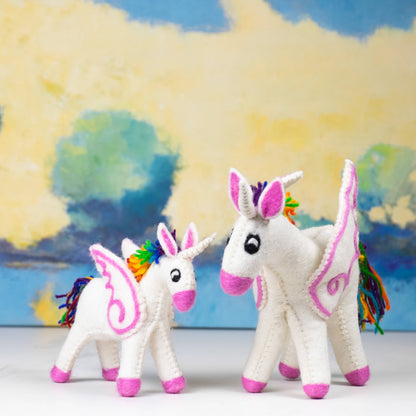 Felt Unicorn Rainbow - Large