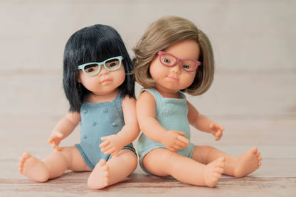 Terracotta Glasses for 15'' Dolls