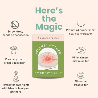 DIY Ghost Luminary – Air-Dry Clay Kit for Halloween 2025