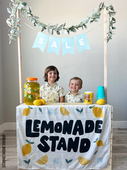 Lemonade Stand Banner - Kids Summer Pretend Play Wall Decor