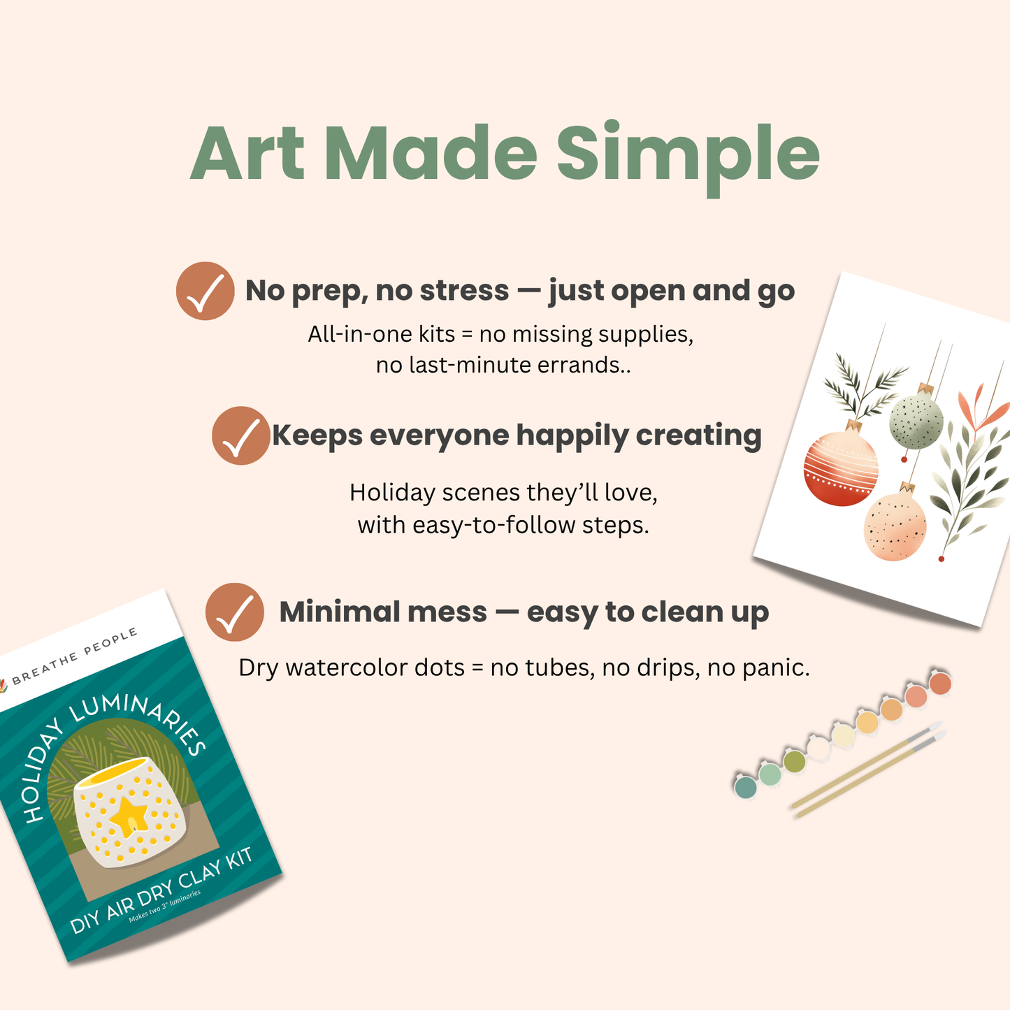 Holiday Watercolor Kit – Penguin