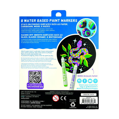 Vivid Pop!: Opaque Water-Based Paint Markers - Classic (Set