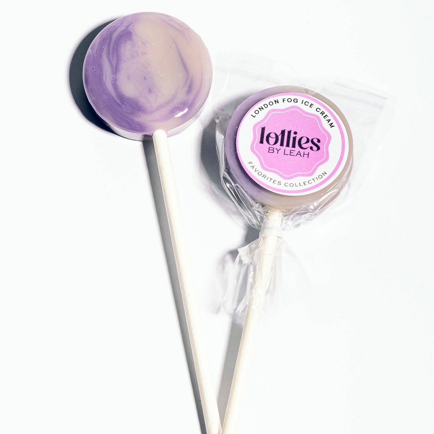London Fog Ice Cream Lollipop (Lavender Earl Grey + Sweet Vanilla Ice Cream)