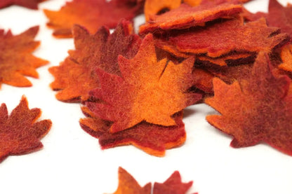 Fall Felt Leaves