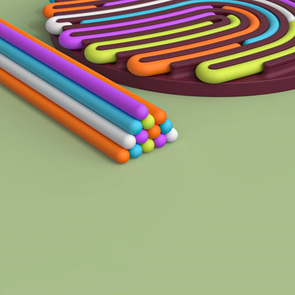 Silicone Sensory Activity Board Circle