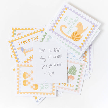 Punny Notes Cards, a Set of 20 Lunchbox or Just Because Note
