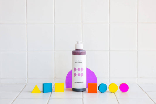 Plop Plop Natural Color Bubble Bath - Mystery Purple (230g)
