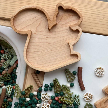 Mini Squirrel Sensory Play Tray