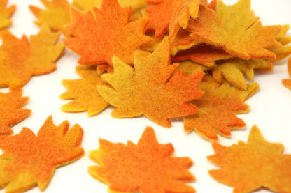 Fall Felt Leaves