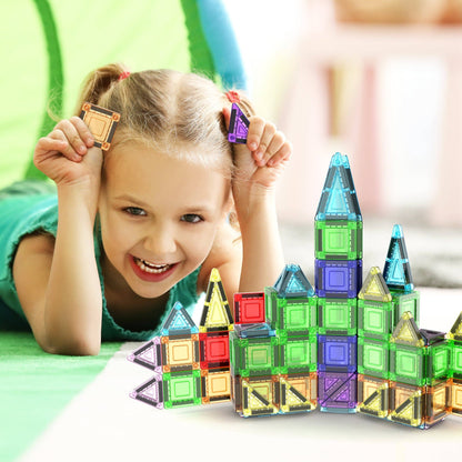 Nano Magnetic Building Tiles Construction Travel Set