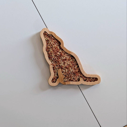 Mini Coyote Sensory Play Tray