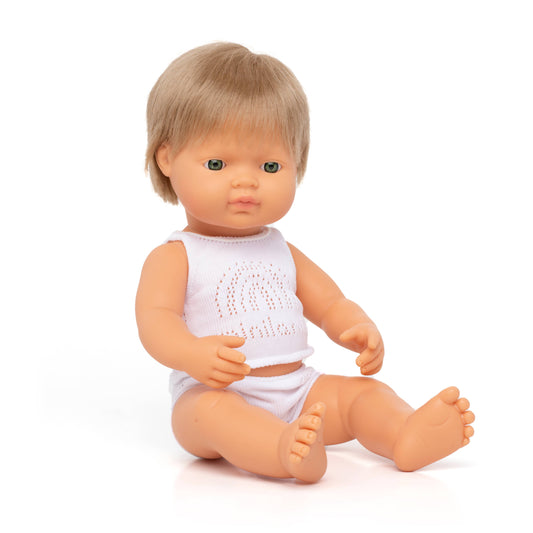 Caucasian Boy Blonde 15" Doll