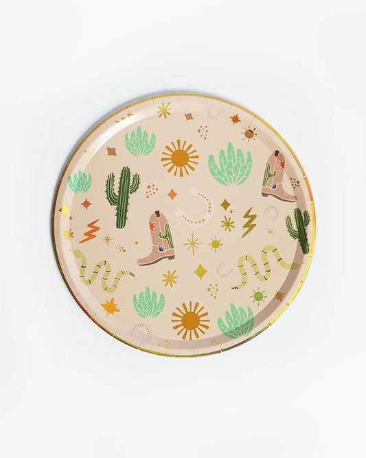 Western Paper Plates(x12) - Snake catcher collection