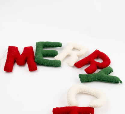 Felt Garland - Merry Christmas