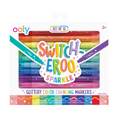 Switch-Eroo Color Changing Markers - Sparkle