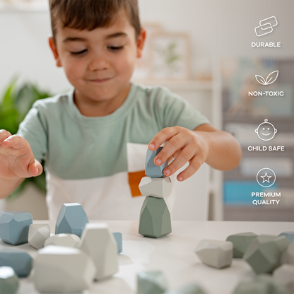 Stacking Blocks for Toddlers by Comfy Cubs