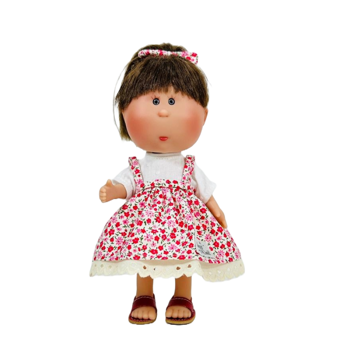 Little Mia Doll - Brunette Floral